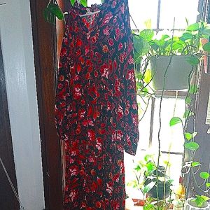 Terra&Sky Longsleeve Maxi Floral Dress Size 3X